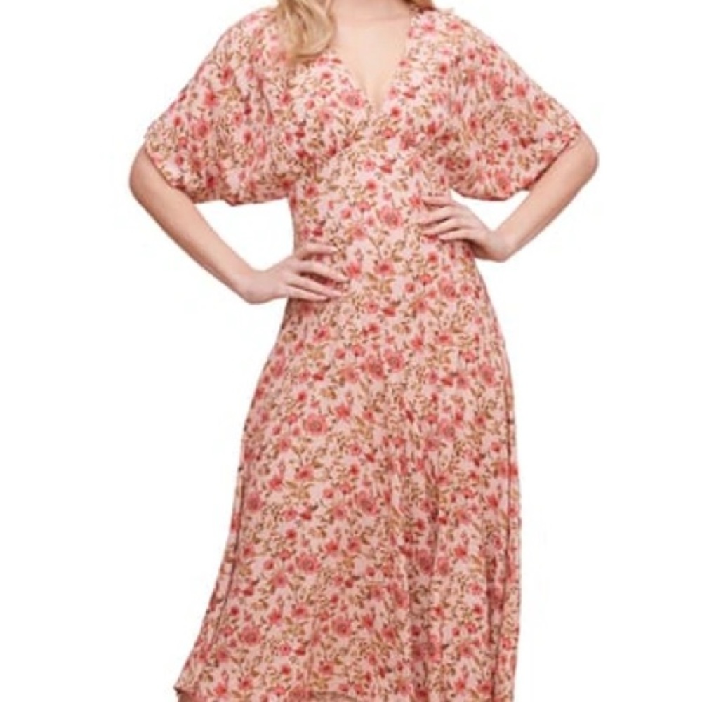 ASTR The Label Dolman Sleeve Midi Dress in Size Medium